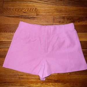 Barbie pink Zara shorts (with matching blazer available as well), size M